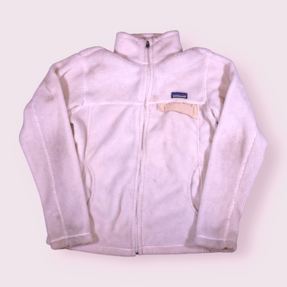 Patagonia Jackets & Blazers - Patagonia Re-Tool Snap-T Fleece Pullover Synchilla Jacket Cream Women’s Sz M